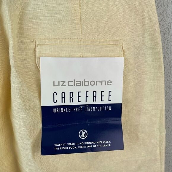 NWT Liz Claiborne Linen Blend Shorts Size 10 - Picture 6 of 6